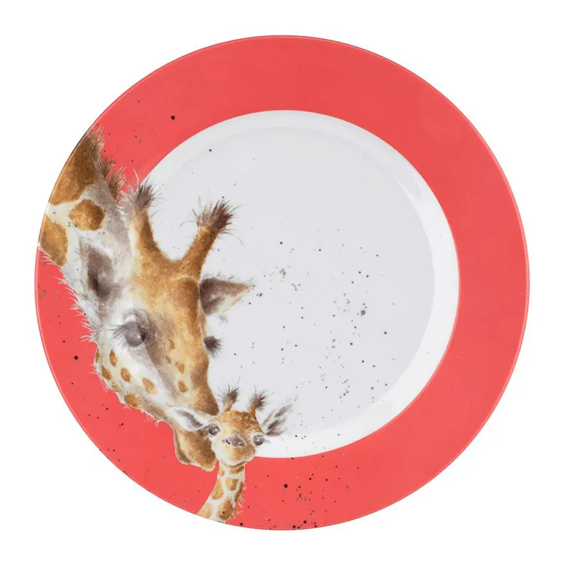 Wrendale 8 inch Melamine Plate Giraffe